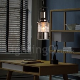 Retro Vintage 1 Licht Lantaarn Koperen Hanglamp