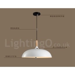 Slaapkamer Moderne Hedendaagse 1 Licht Metalen Hanglamp