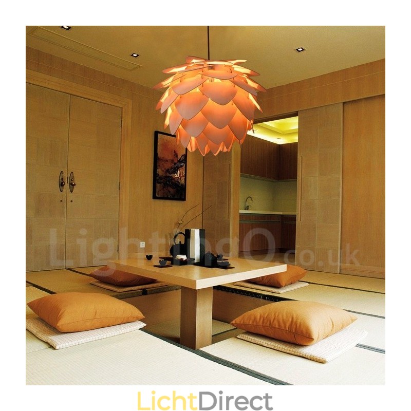 Rustieke Lodge Houten Dennenappel Hanglamp