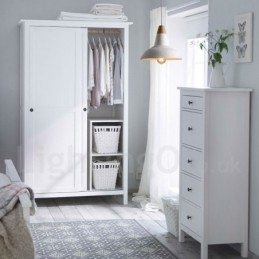 Moderne eigentijdse 1-lichts houten betonnen hanglamp