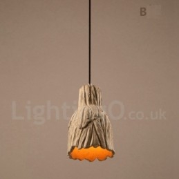 Vintage betonnen hanglamp