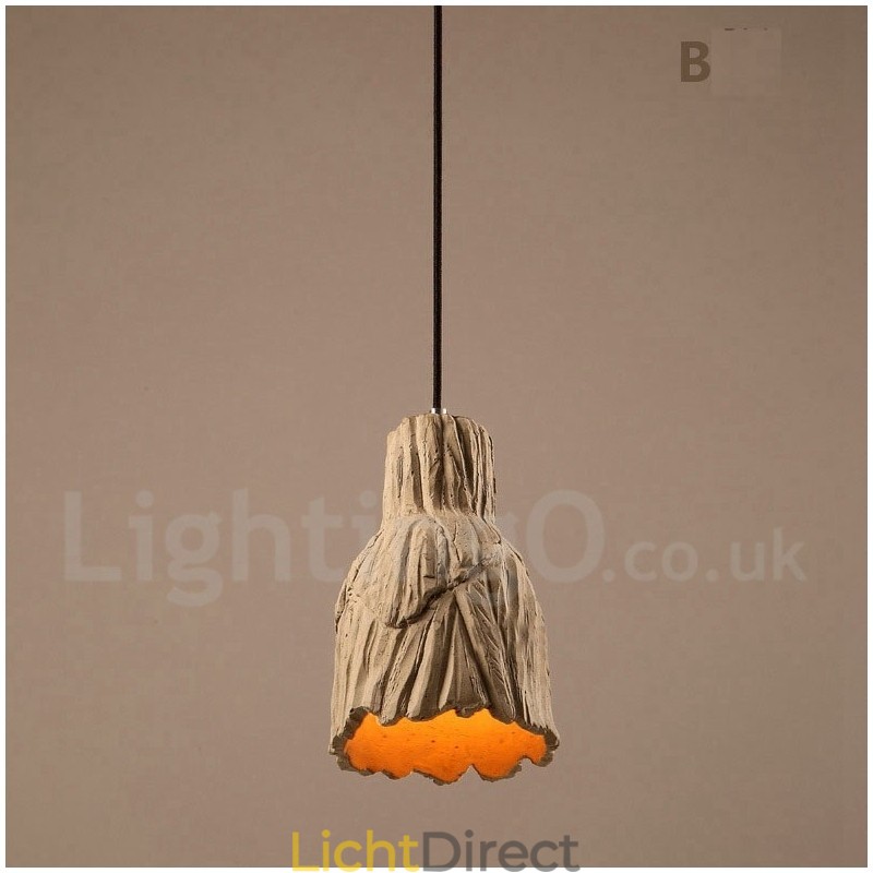Vintage betonnen hanglamp