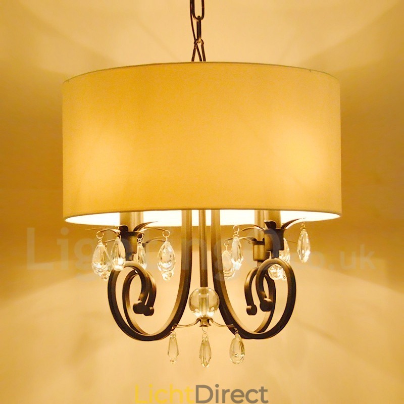 Rustieke Lodge Metalen Trommel Hanglamp