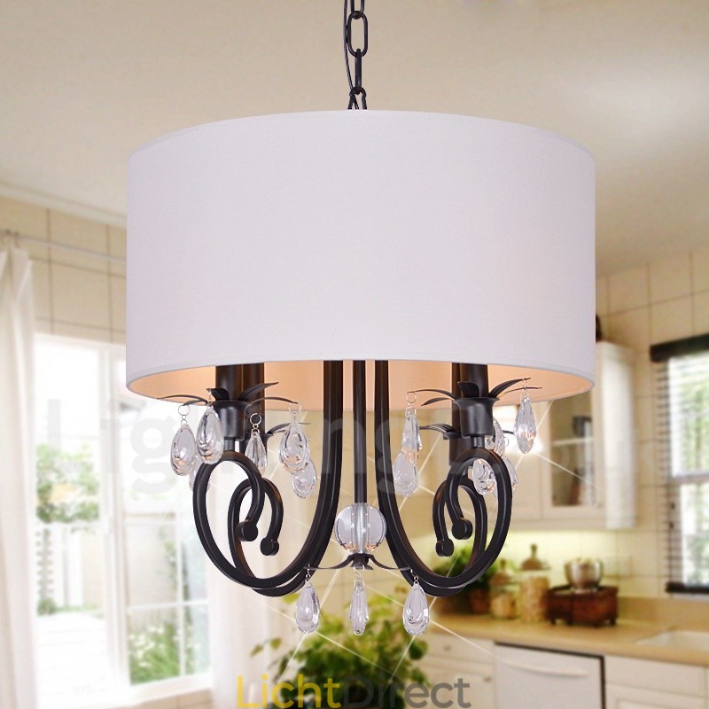 Rustieke Lodge Metalen Trommel Hanglamp