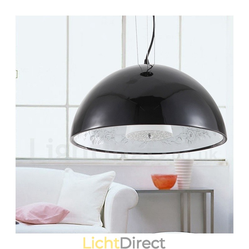 Zwarte rustieke Lodge hanglamp met 1 licht