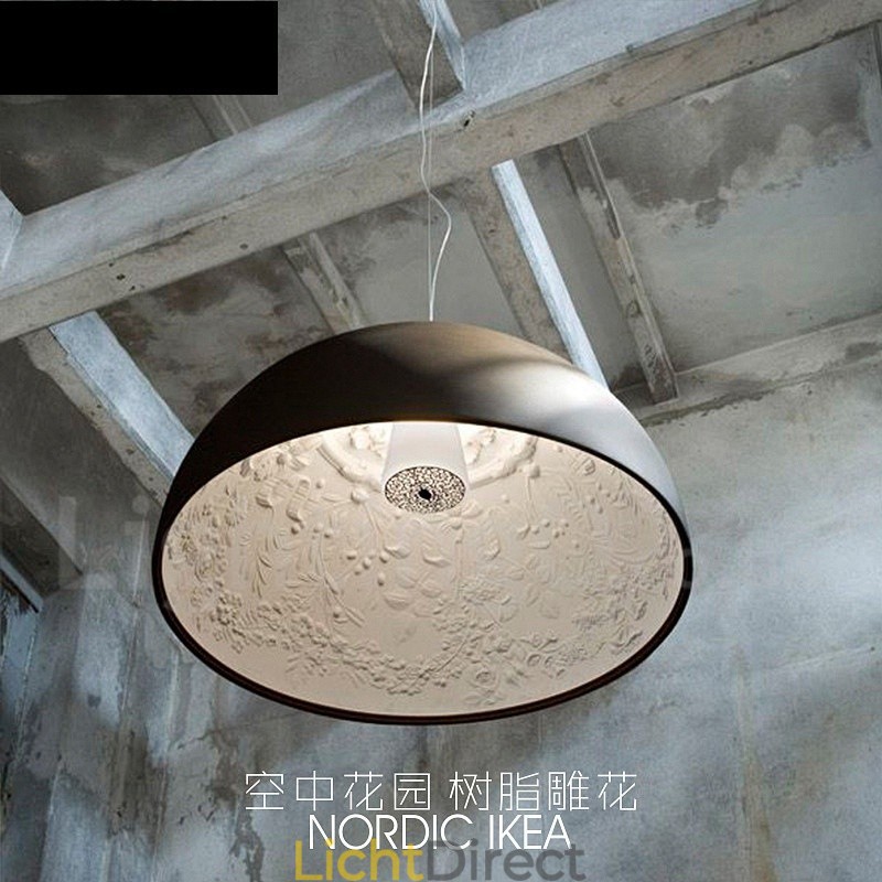 Zwarte rustieke Lodge hanglamp met 1 licht