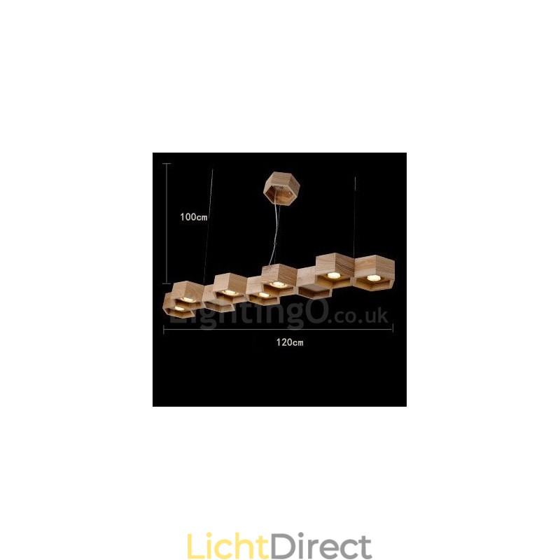 7 Lichte Houten Moderne Hedendaagse Hanglamp