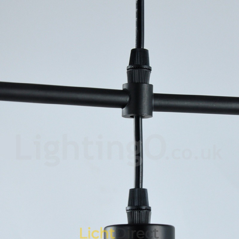 Moderne, eigentijdse metalen hanglamp met 1 licht
