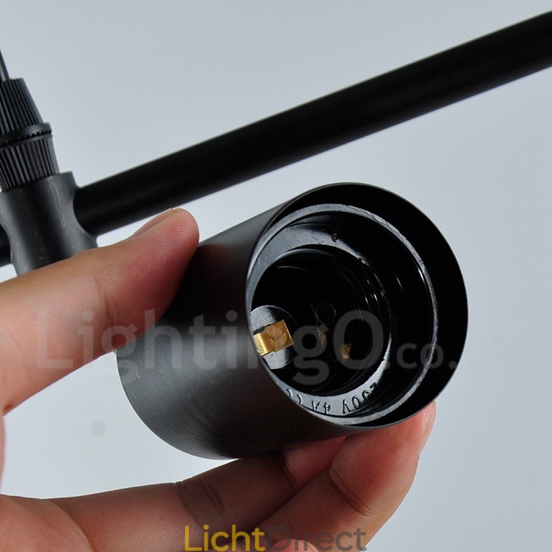 Moderne, eigentijdse metalen hanglamp met 1 licht