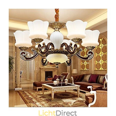 Tuin Creatieve Zinklegering Retro Eetkamer Hanglamp Kroonluchter Tuin Creatieve Zinklegering Retro Eetkamer Hanglamp Kroonluchter