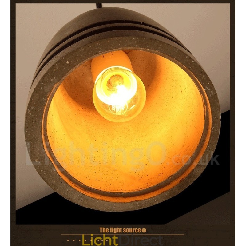 Retro Vintage Betonnen Hanglamp