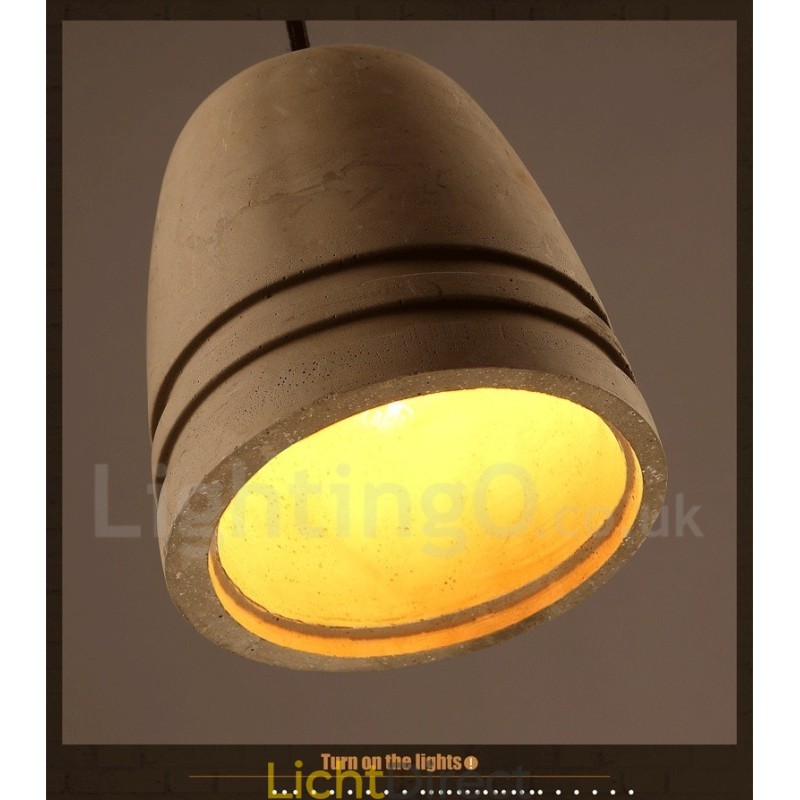 Retro Vintage Betonnen Hanglamp