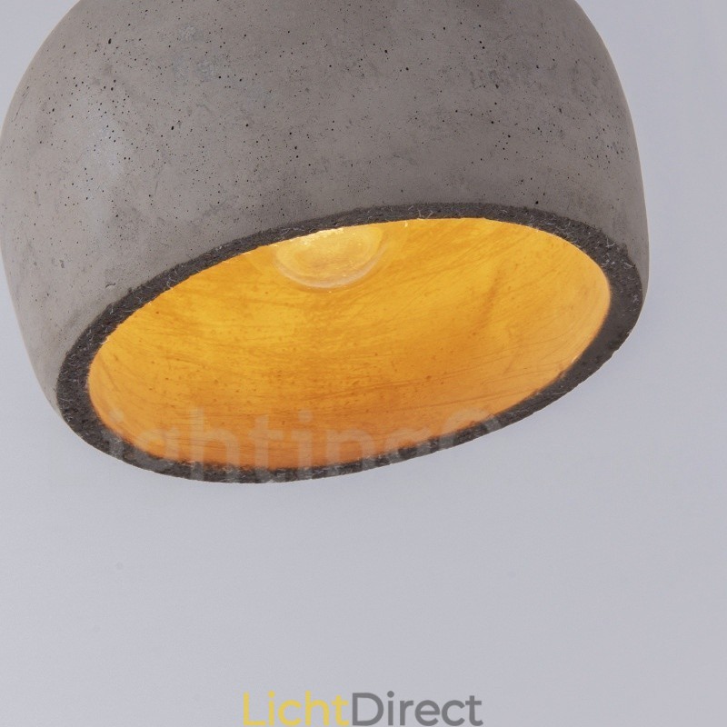 Retro Vintage Houten Beton Enkelvoudige Hanglamp