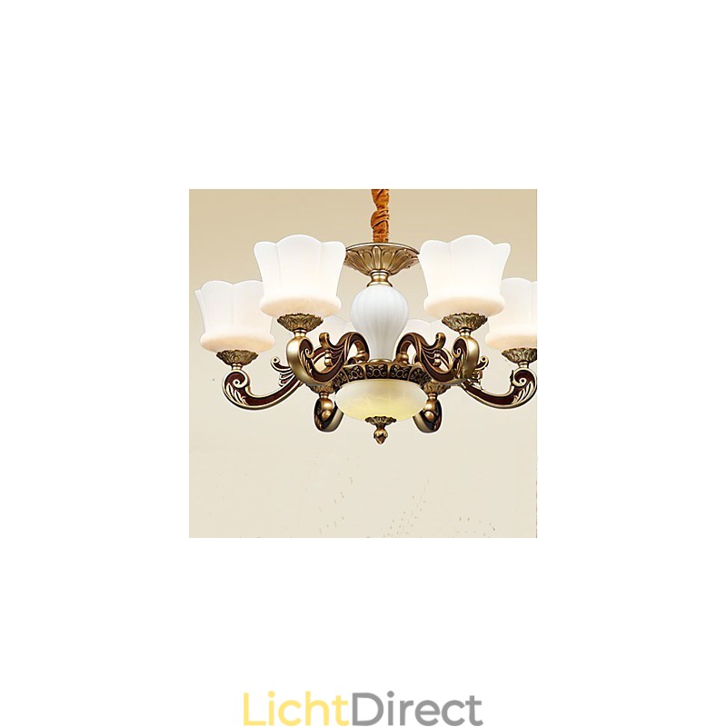 Tuin Creatieve Zinklegering Retro Eetkamer Hanglamp Kroonluchter