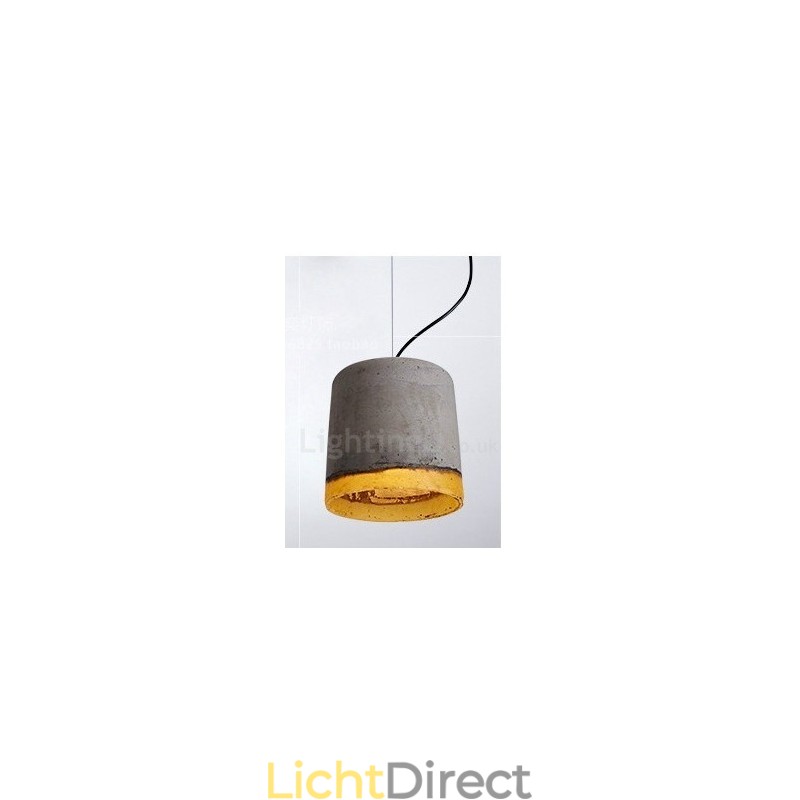 Moderne, eigentijdse betonnen hanglamp met 1 licht