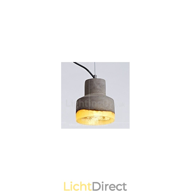 Moderne, eigentijdse betonnen hanglamp met 1 licht