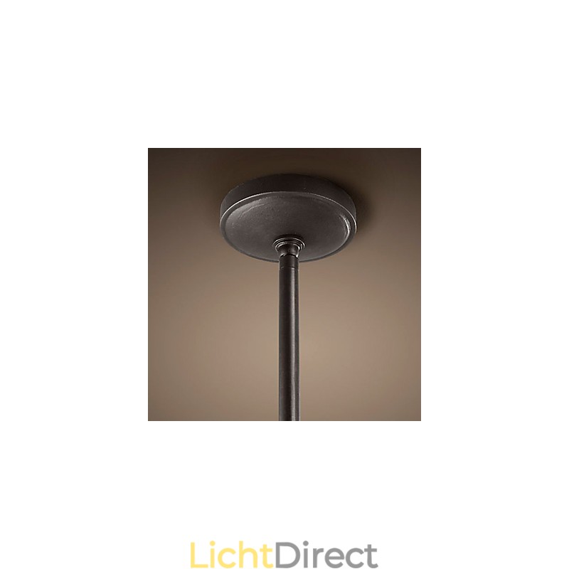 Retro stijl ijzeren hanglamp met 12 lampjes in kaarsvorm