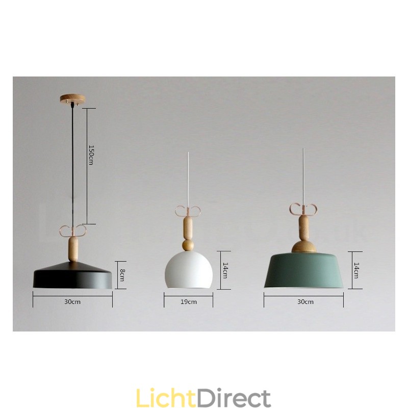 Moderne, eigentijdse, veelkleurige hanglamp