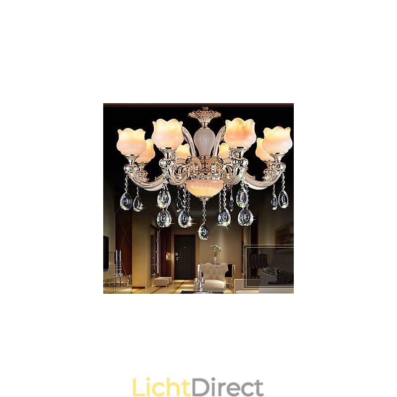 Europese stijl Jade hanglamp Kristallen hanglamp