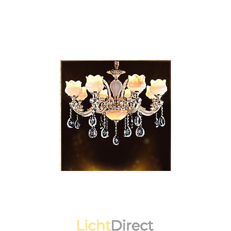 Europese stijl Jade hanglamp Kristallen hanglamp