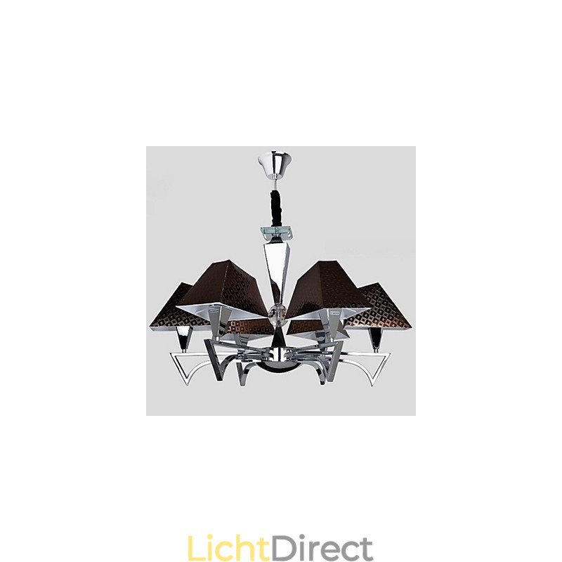 Mode Smeedijzeren Kroonluchter Verlichting Kunst Kroonluchter met 6 Lampen