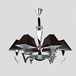 Mode Smeedijzeren Kroonluchter Verlichting Kunst Kroonluchter met 6 Lampen