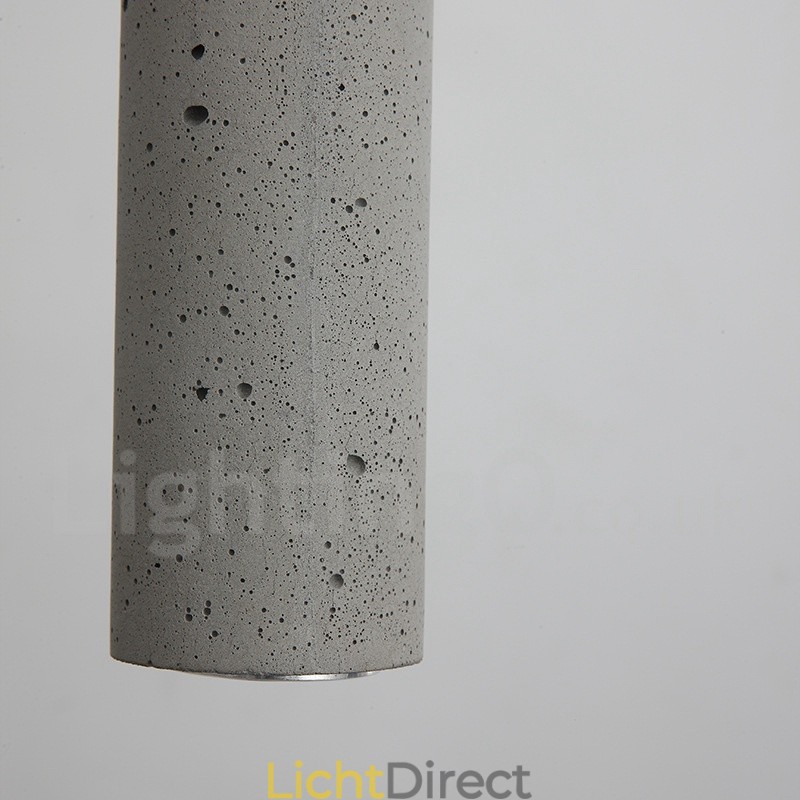 Moderne, eigentijdse betonnen hanglamp met 1 lichtpunt