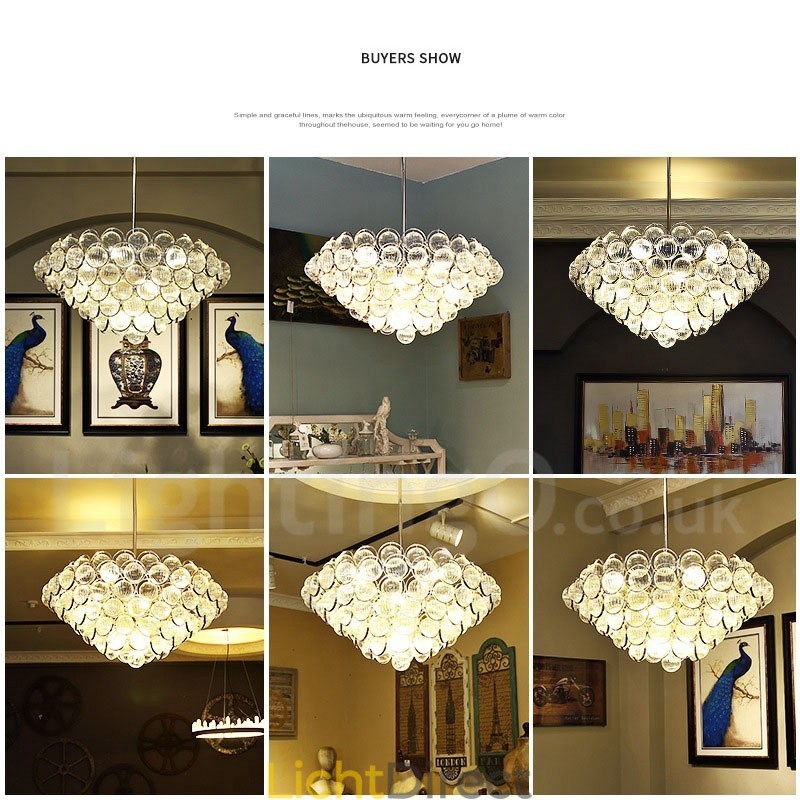 Luxe moderne eigentijdse hanglamp met 1 licht