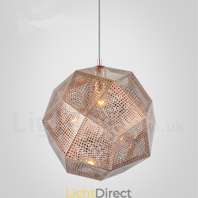 Moderne, eigentijdse hanglamp met 1 lichtbol