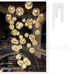 Moderne, eigentijdse hanglamp met 1 lichtbol
