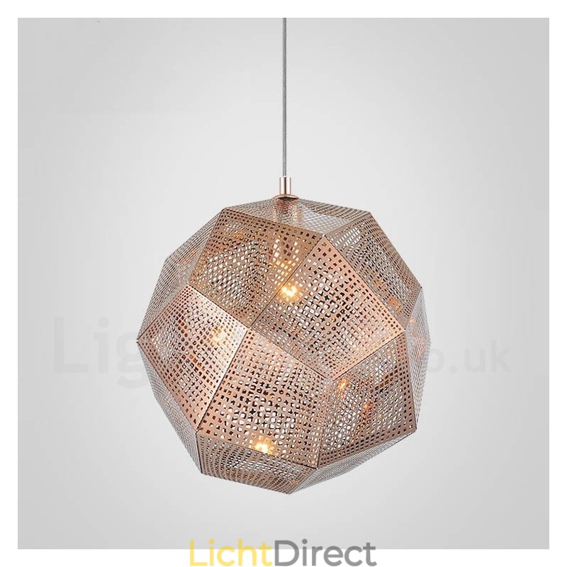 Moderne, eigentijdse hanglamp met 1 lichtbol