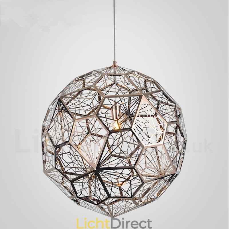 Moderne, eigentijdse hanglamp met 1 lichtbol