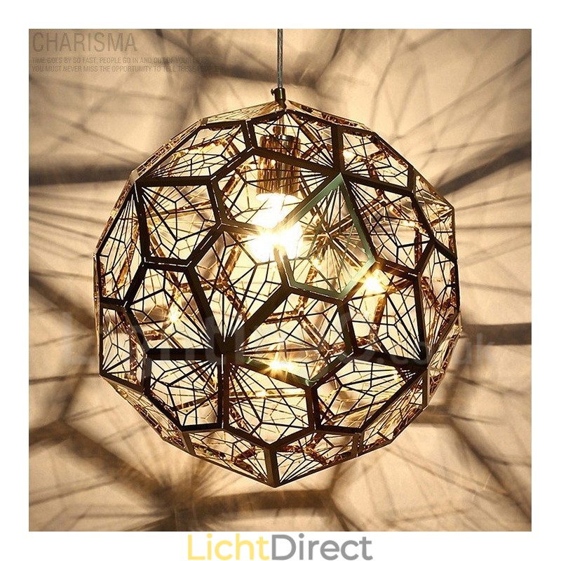 Moderne, eigentijdse hanglamp met 1 lichtbol