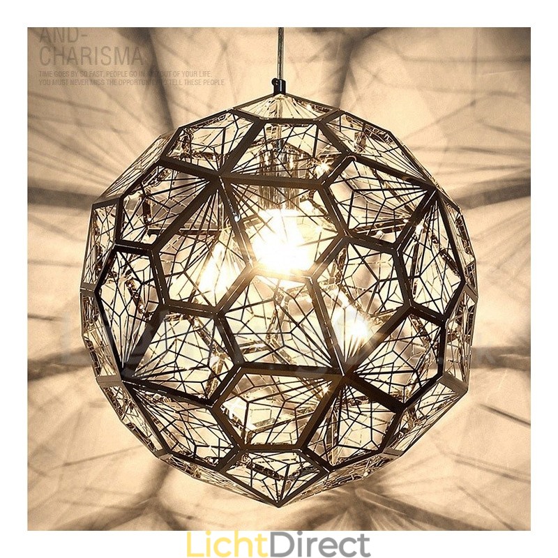Moderne, eigentijdse hanglamp met 1 lichtbol