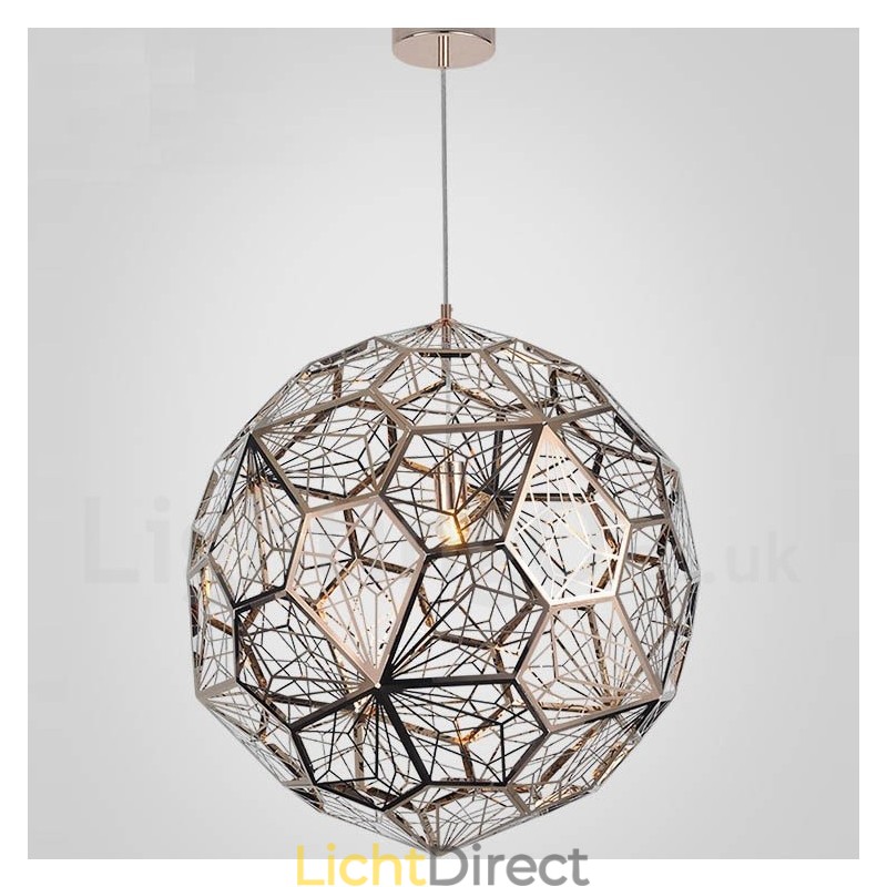 Moderne, eigentijdse hanglamp met 1 lichtbol