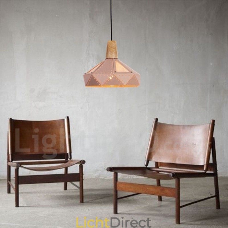 Enkele 1-lichts moderne, eigentijdse, veelkleurige hanglamp