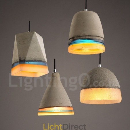Vintage betonnen hanglamp Vintage betonnen hanglamp