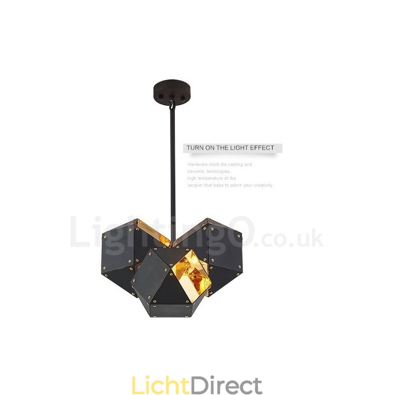 3-lichts moderne, eigentijdse hanglamp