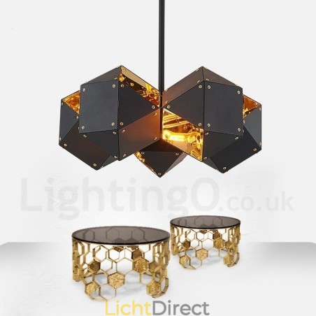 5-lichts moderne, eigentijdse hanglamp