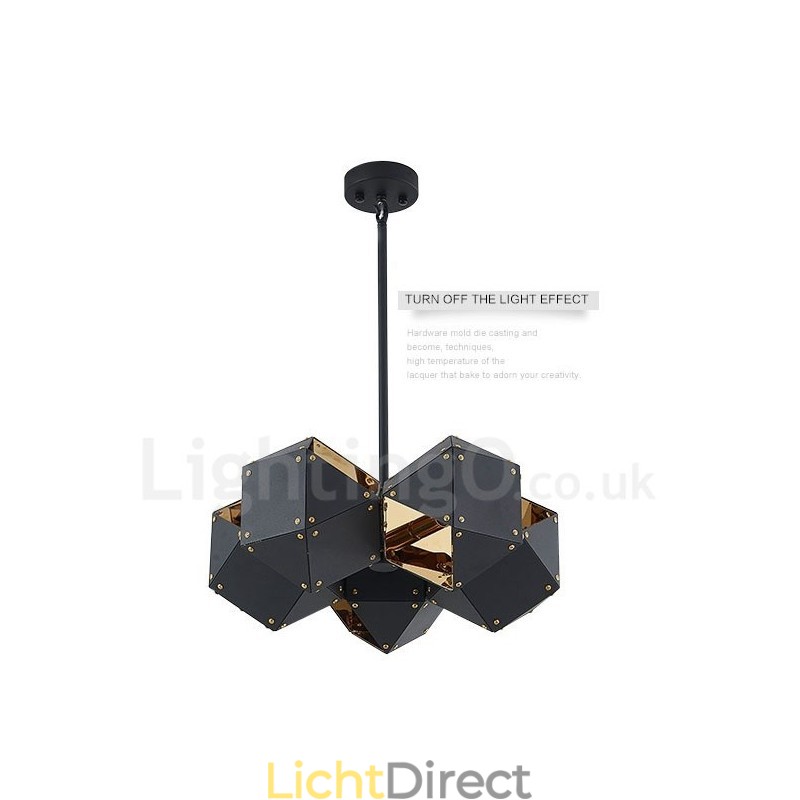 5-lichts moderne, eigentijdse hanglamp