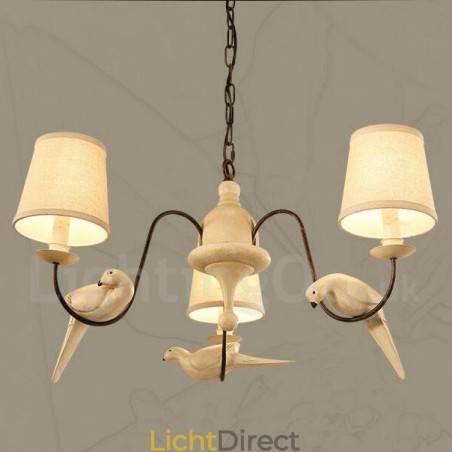 3-lichts rustieke lodge vintage hanglamp 3-lichts rustieke lodge vintage hanglamp