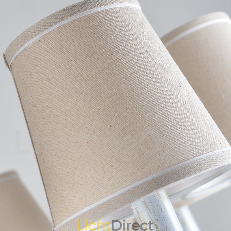 8-lichts rustieke lodge vintage hanglamp