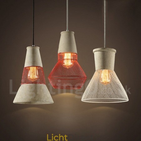 1 Licht Metalen Beton Rustieke Lodge Hanglamp