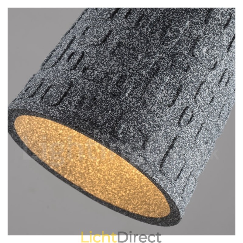 Retro Vintage Beton 1 Lichts Hanglamp