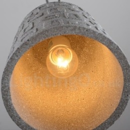 Retro Vintage Beton 1 Lichts Hanglamp