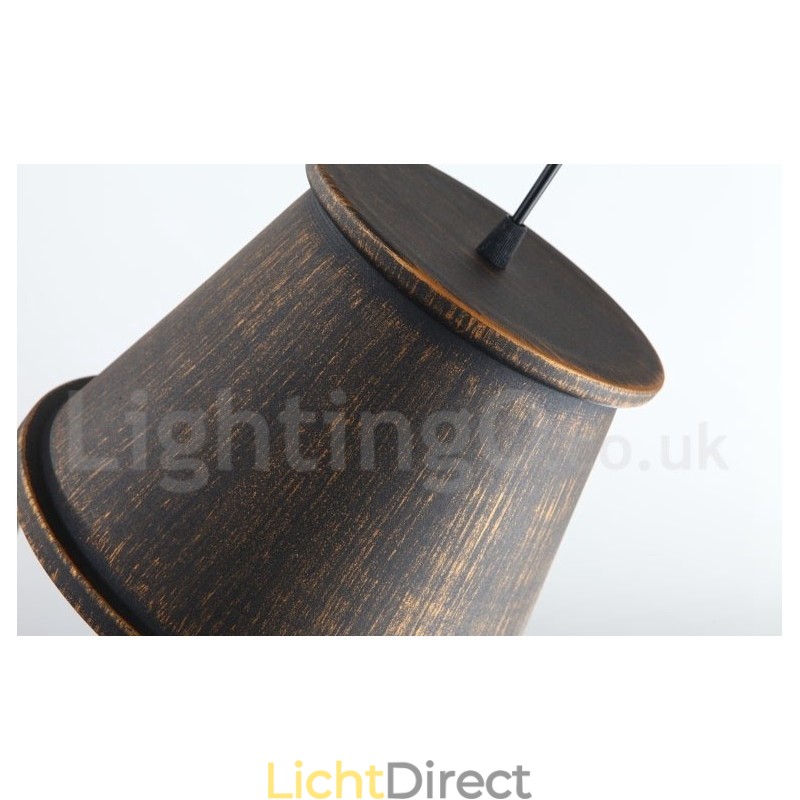 Retro Vintage 1-lichts metalen hanglamp