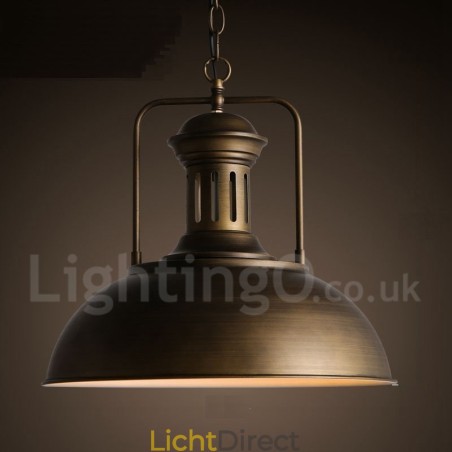 Retro Vintage Metalen 1 Lichts Hanglamp Retro Vintage Metalen 1 Lichts Hanglamp