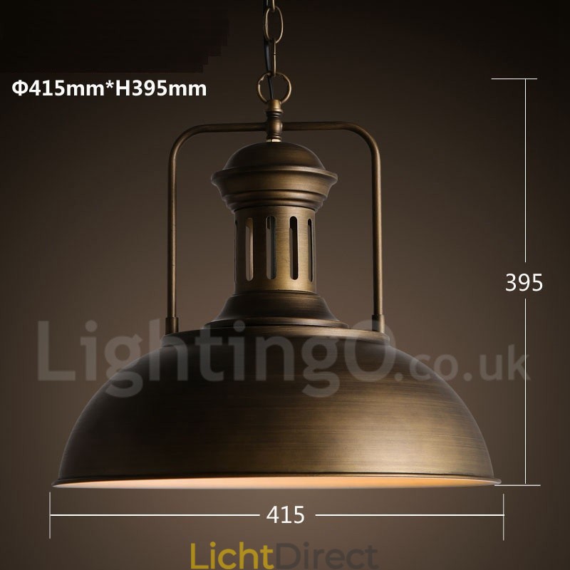 Retro Vintage Metalen 1 Lichts Hanglamp