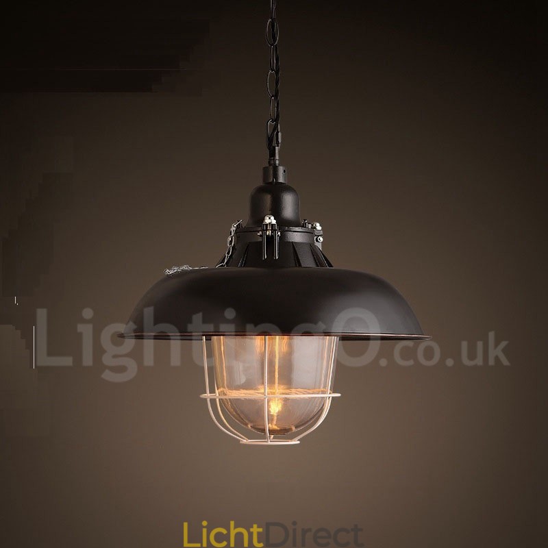 Retro Vintage Metalen 1 Lichts Hanglamp