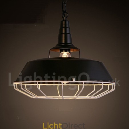Retro Vintage Metalen 1 Lichts Hanglamp Retro Vintage Metalen 1 Lichts Hanglamp